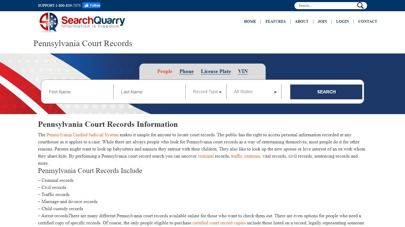 Free Pennsylvania Court Records | Enter a Name & View Court Records Online
