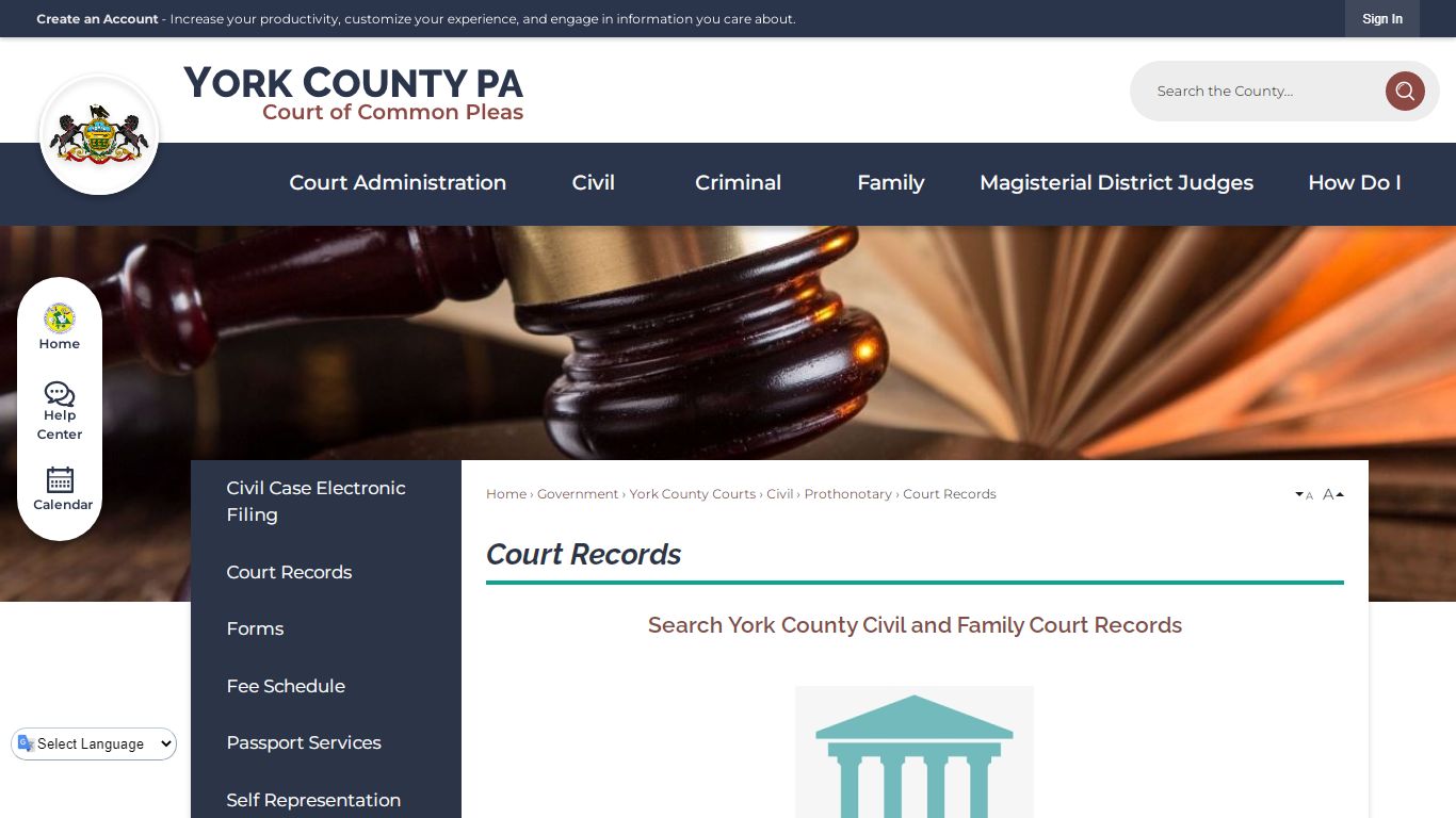Court Records | York County, PA